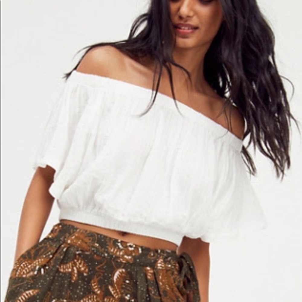 Free People Off the Shoulder Top